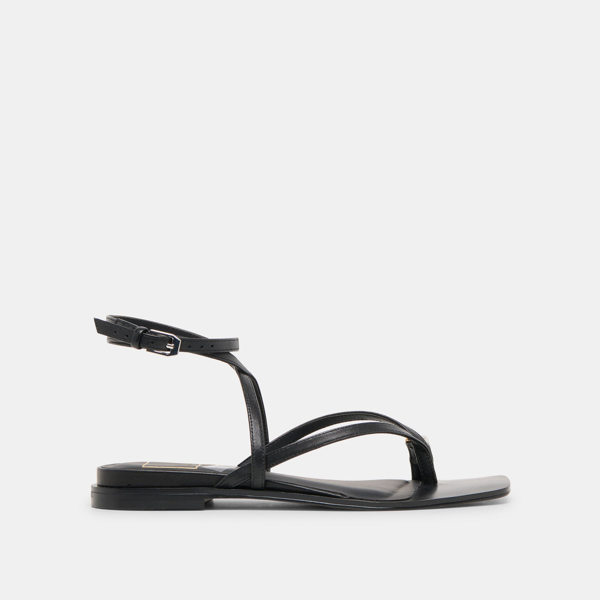 Tyrice Black Leather Sandals | Dolce Vita Value