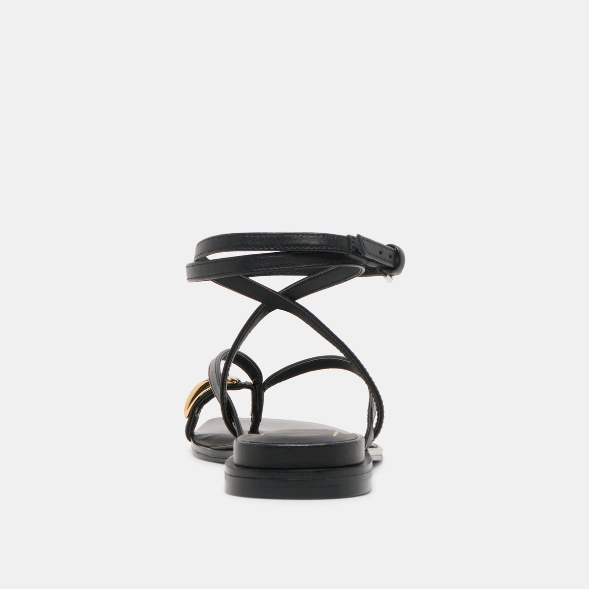 Tyrice Black Leather Sandals | Dolce Vita Value