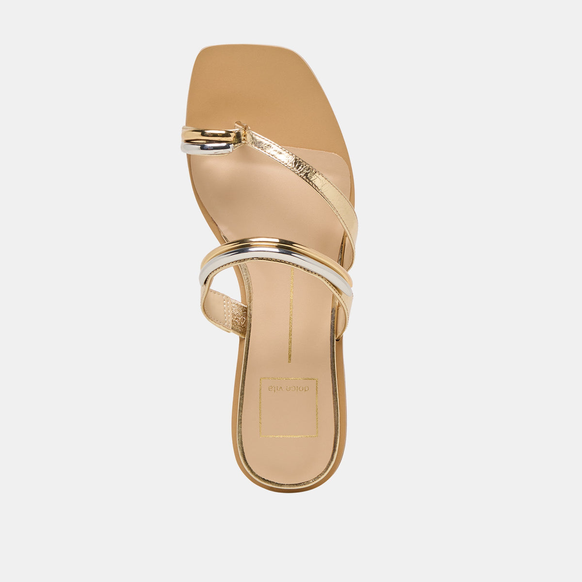 Tarina Gold Leather Sandals | Dolce Vita Value