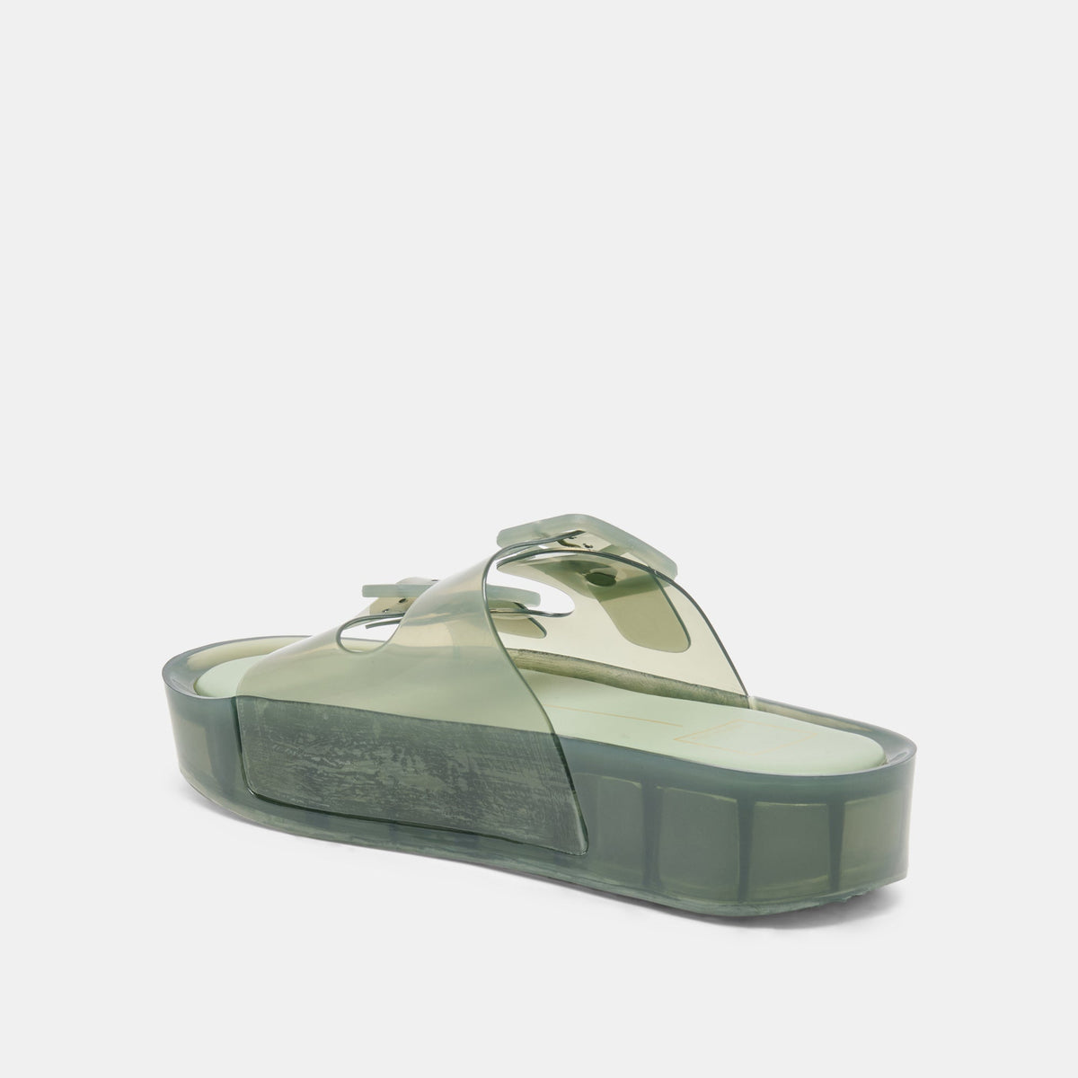 JULIO X Olive Vinyl Jelly Platform Sandals | Dolce Vita Customer Favorite