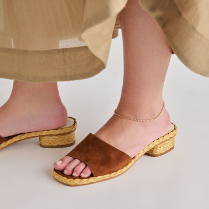 Dixi Brown Suede Sandals | Dolce Vita Great Value