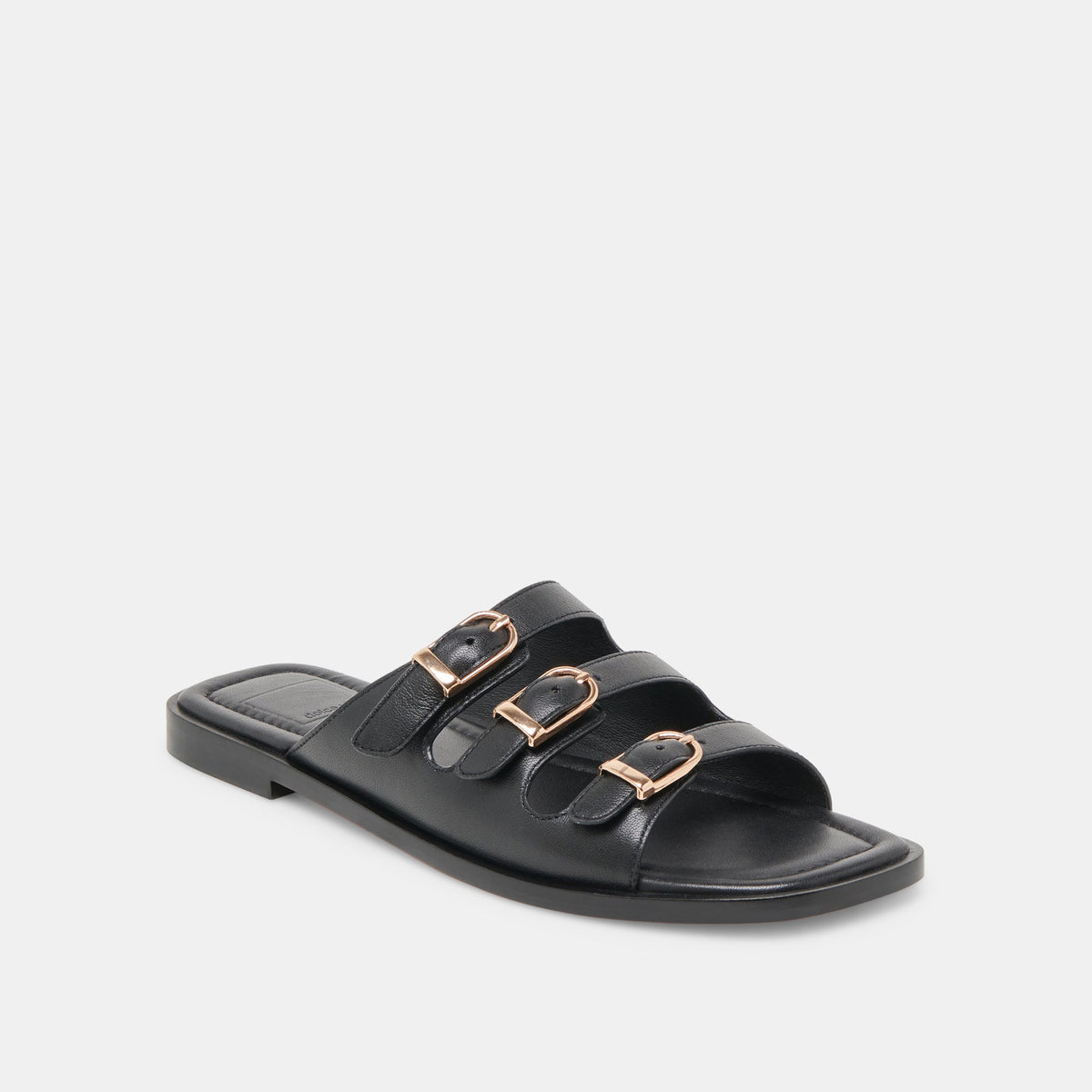 Fin Black Leather Sandals | Dolce Vita Quality