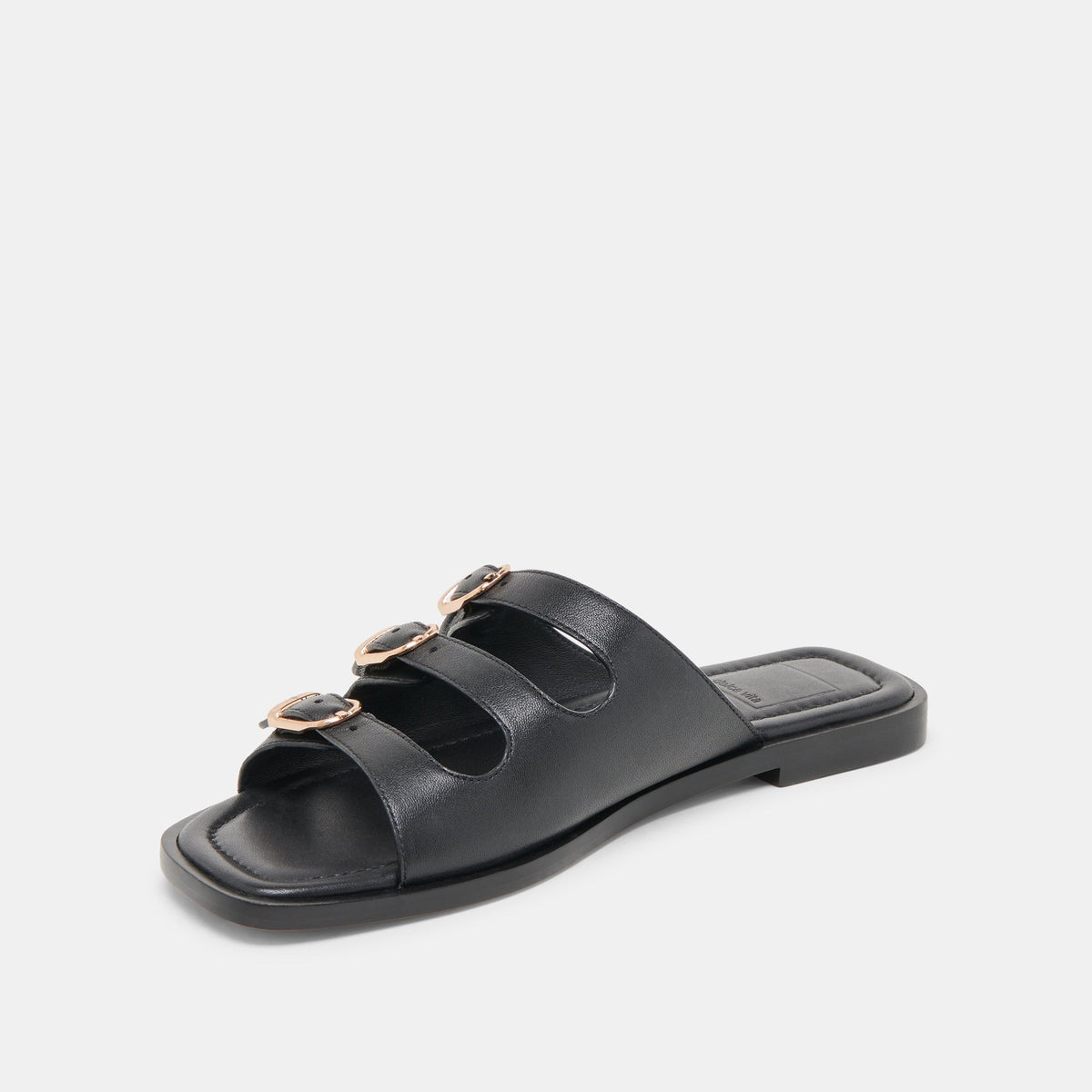 Fin Black Leather Sandals | Dolce Vita Quality