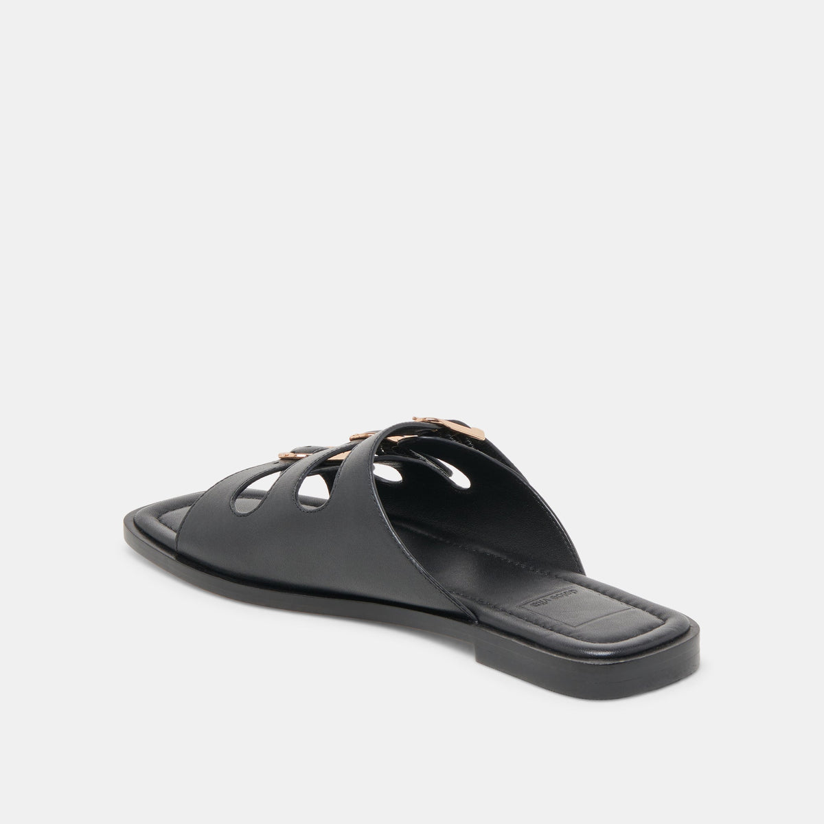 Fin Black Leather Sandals | Dolce Vita Quality