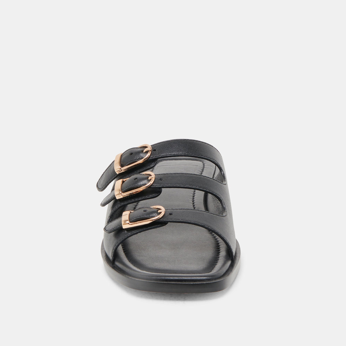 Fin Black Leather Sandals | Dolce Vita Quality