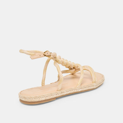ELYANA Natural Multi Rope Raffia Strappy Sandals | Dolce Vita Hot Sale