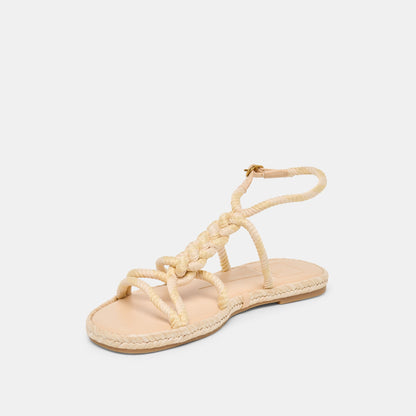 ELYANA Natural Multi Rope Raffia Strappy Sandals | Dolce Vita Hot Sale