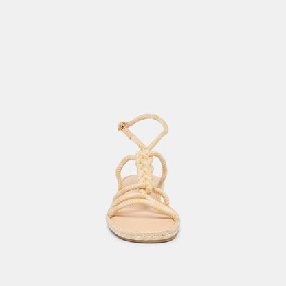 ELYANA Natural Multi Rope Raffia Strappy Sandals | Dolce Vita Hot Sale