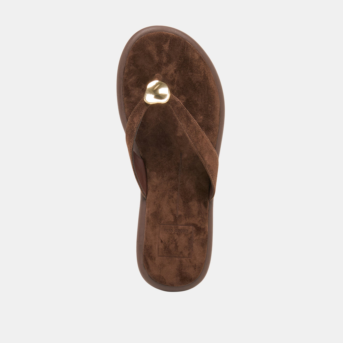 Jaina Dk Brown Suede Sandals | Dolce Vita Featured