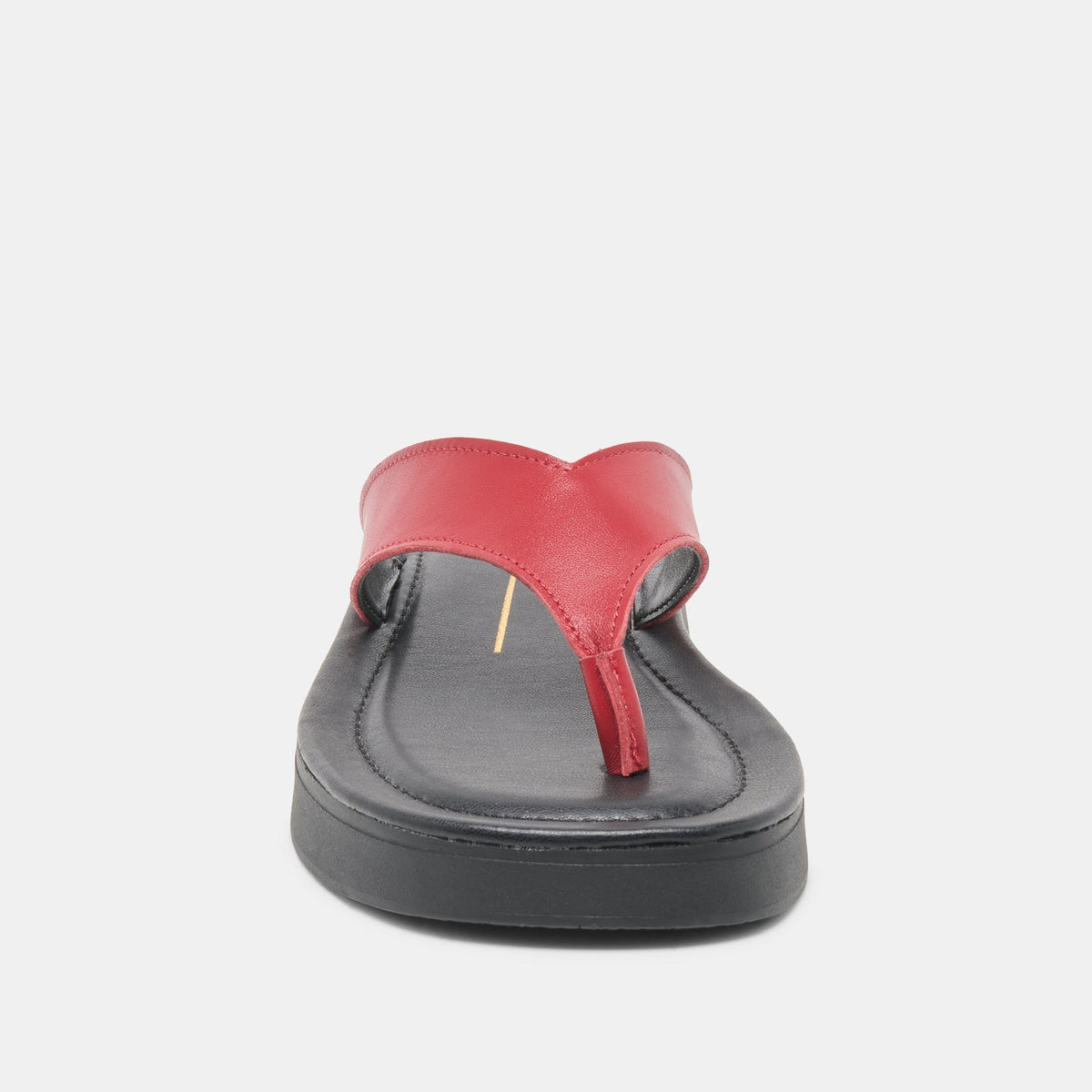 BLAYZE Red Leather Platform Flip-Flop Sandals | Dolce Vita Signature