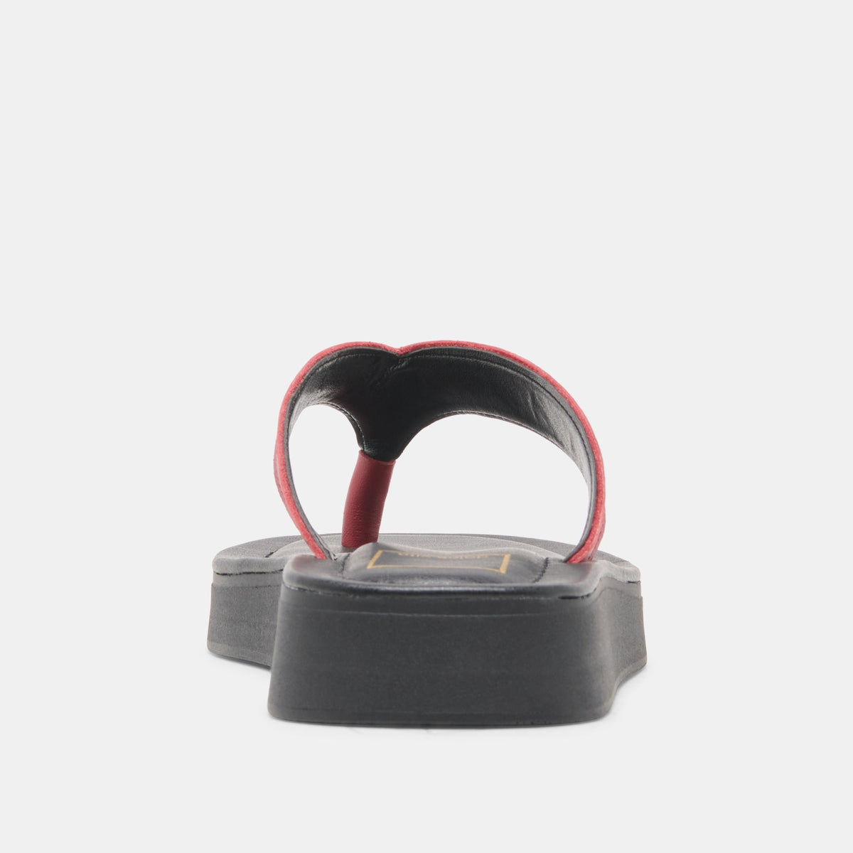 BLAYZE Red Leather Platform Flip-Flop Sandals | Dolce Vita Signature