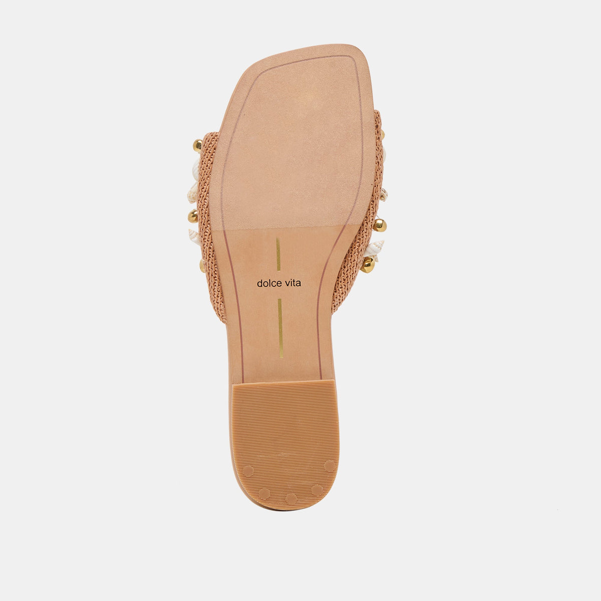 Lizza Toffee Beaded Raffia Sandals | Dolce Vita Trusted