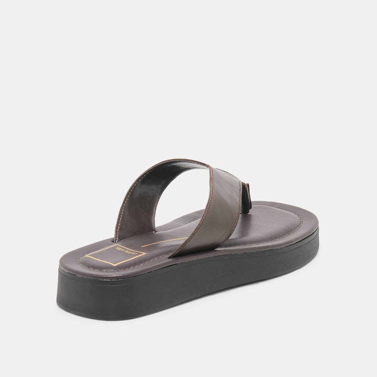 BLAYZE Dk Chocolate Leather Platform Flip-Flop Sandals | Dolce Vita Discount