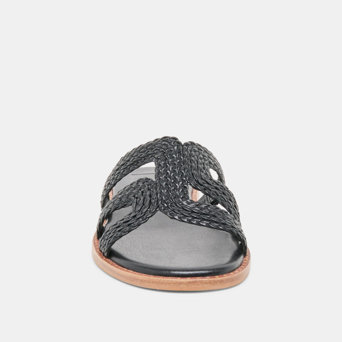 EMON Black Stella Slide Open-Toe Sandals | Dolce Vita Signature