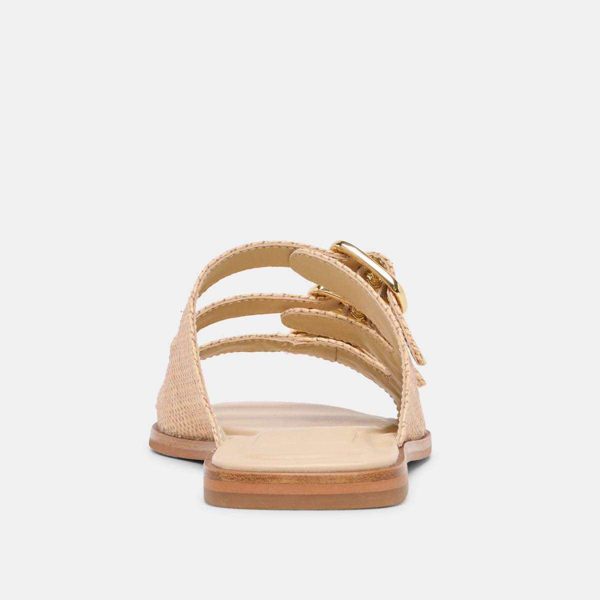 FIN Sand Raffia Open-Toe Slide Sandals | Dolce Vita Classic