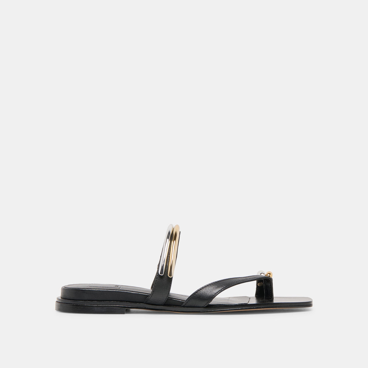 Tarina Black Leather Sandals | Dolce Vita Top Pick