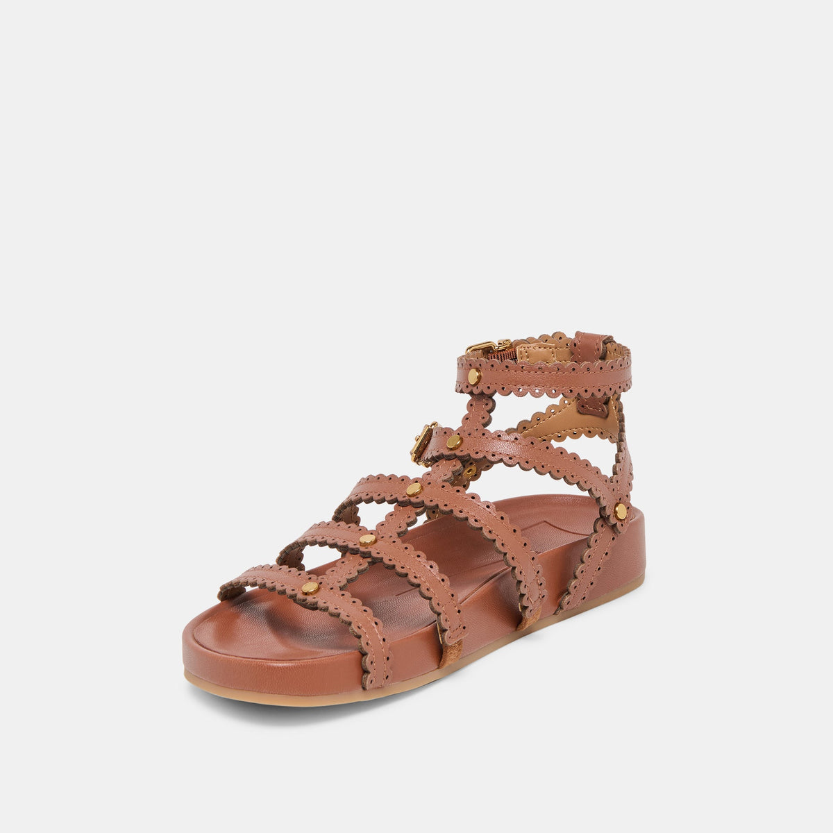 Susana Cognac Leather Sandals | Dolce Vita Top Pick