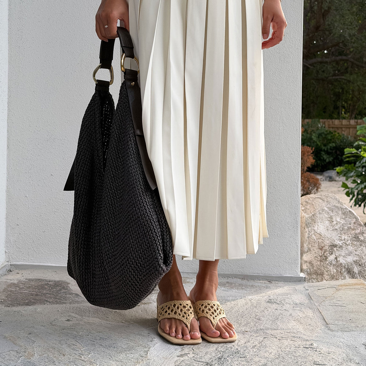 Barlo Lt Natural Woven Raffia Heels | Dolce Vita Premium
