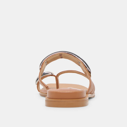 Tarina Caramel Leather Sandals | Dolce Vita Quality