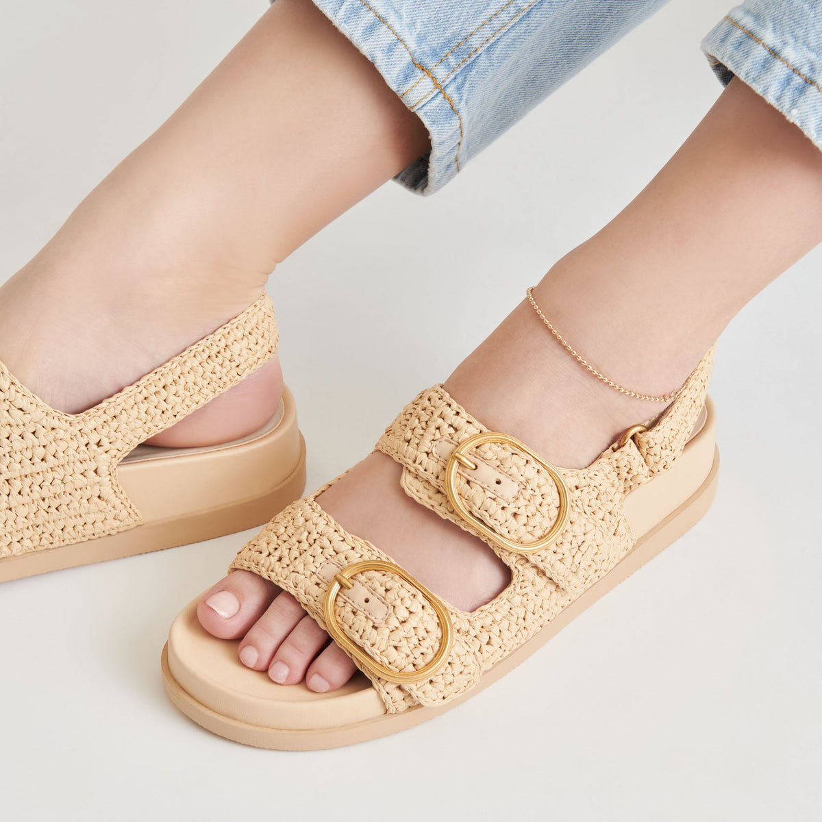 STARLA CROCHET SANDALS NATURAL KNIT
 – Dolce Vita | Dolce Vita Value