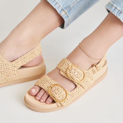 STARLA CROCHET SANDALS NATURAL KNIT
 – Dolce Vita | Dolce Vita Value
