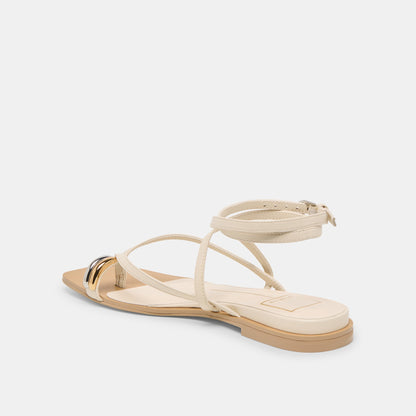Tyrice Bone Leather Sandals | Dolce Vita Signature