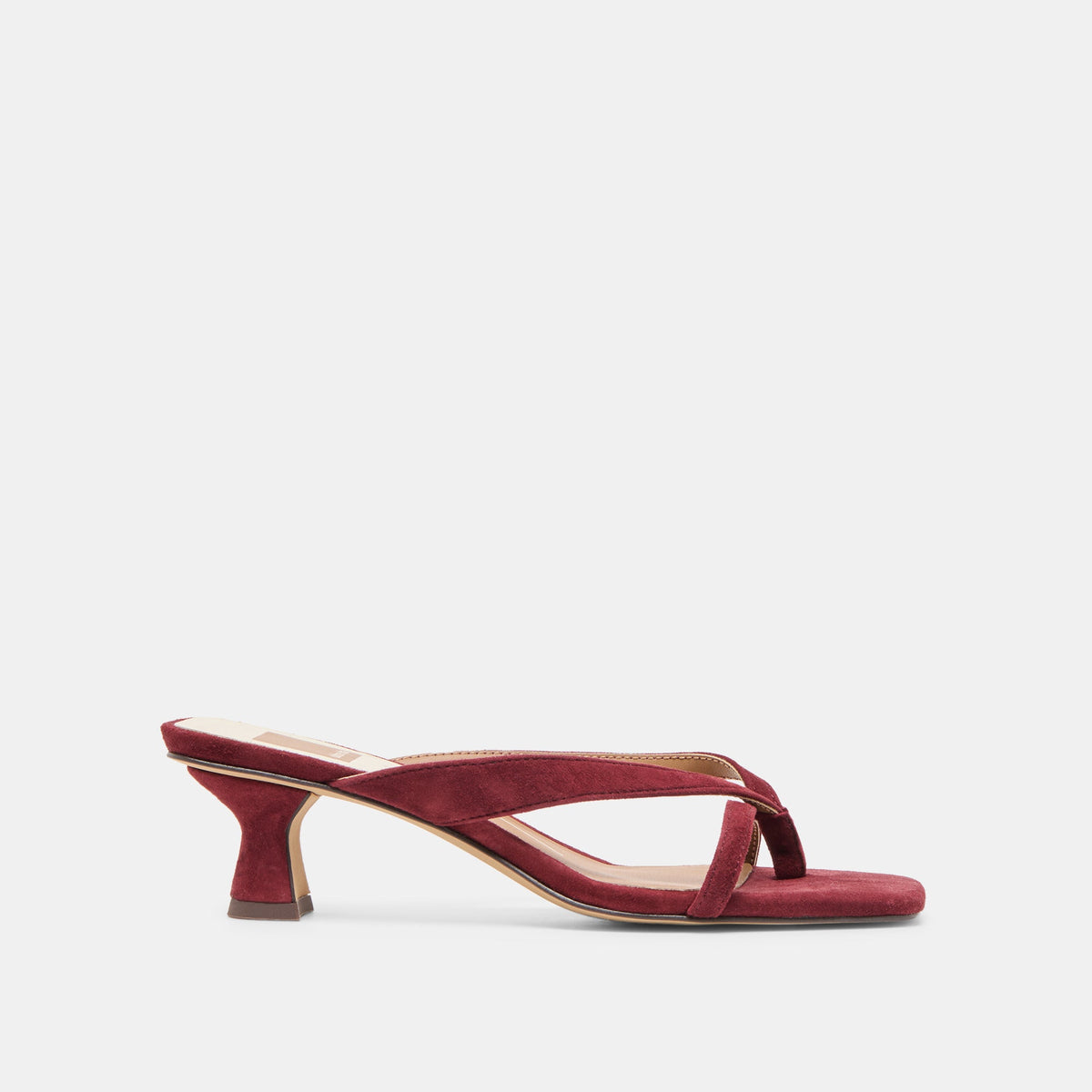 Brevel Oxblood Suede Heels | Dolce Vita Essential