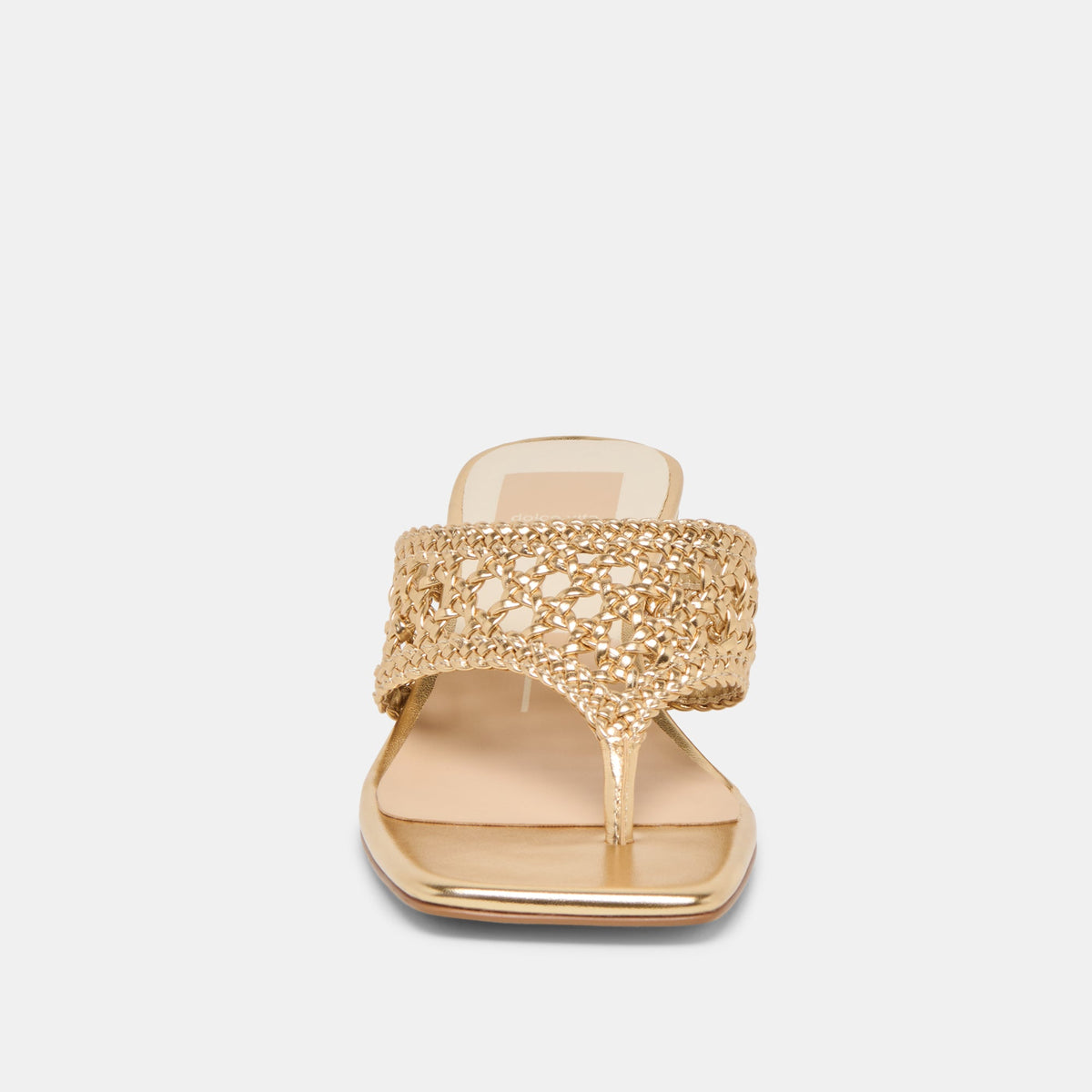 Barlo Gold Woven Stella Heels | Dolce Vita Special Offer