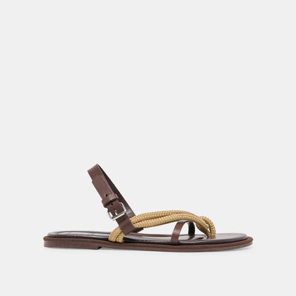 Reed Dk Brown Leather Sandals | Dolce Vita Latest