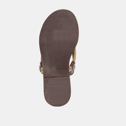 Reed Dk Brown Leather Sandals | Dolce Vita Latest