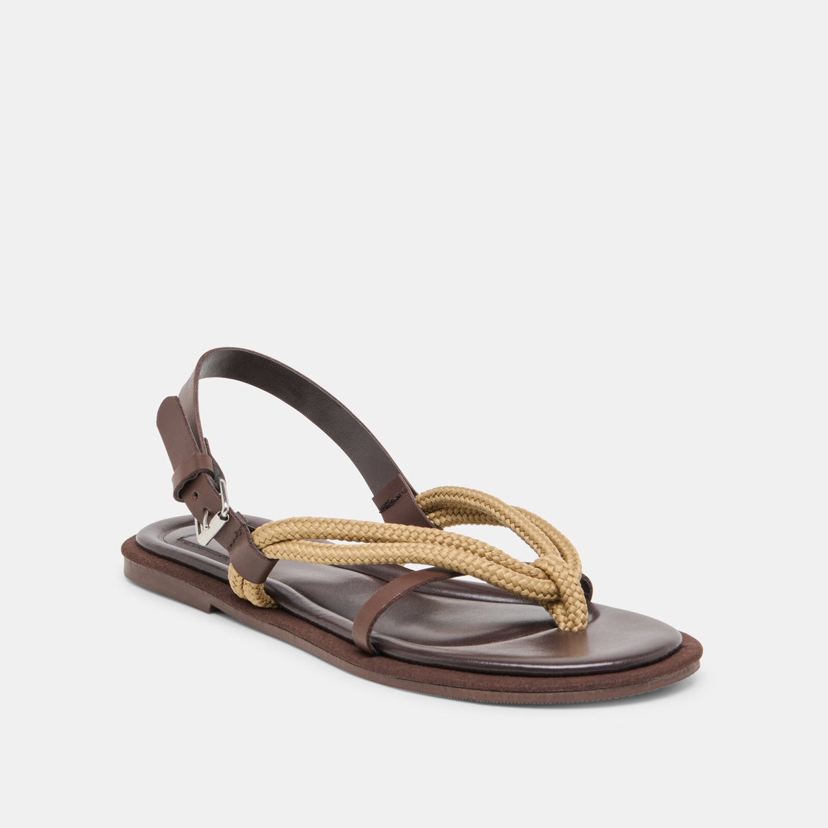 Reed Dk Brown Leather Sandals | Dolce Vita Latest