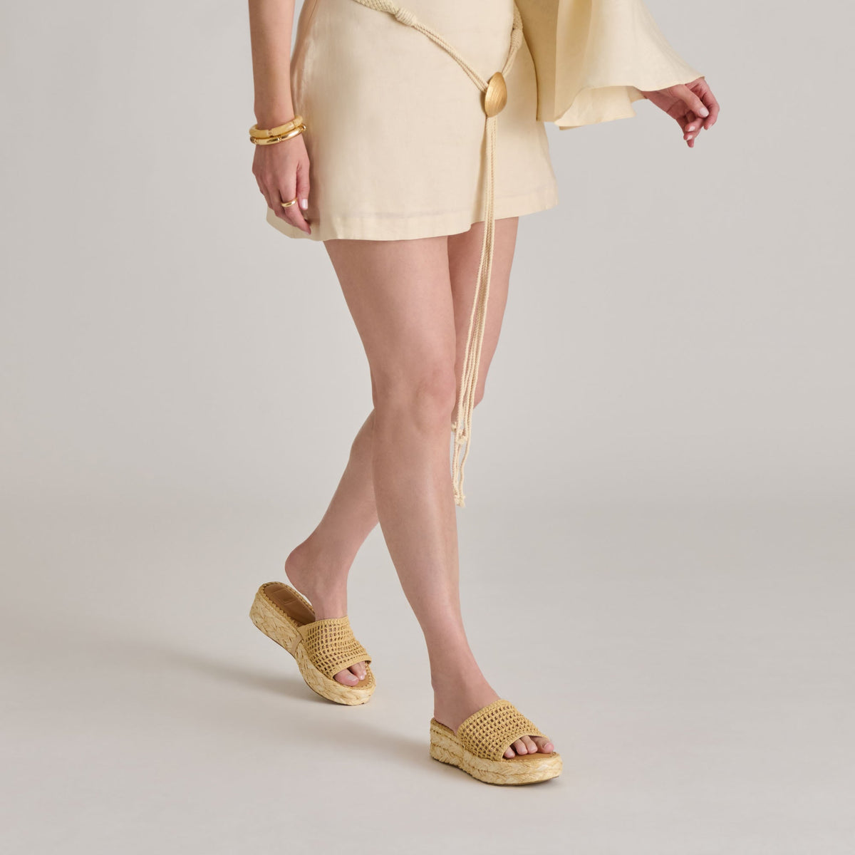 CHAVI MESH SANDALS NATURAL WOVEN RAFFIA
 – Dolce Vita | Dolce Vita Signature