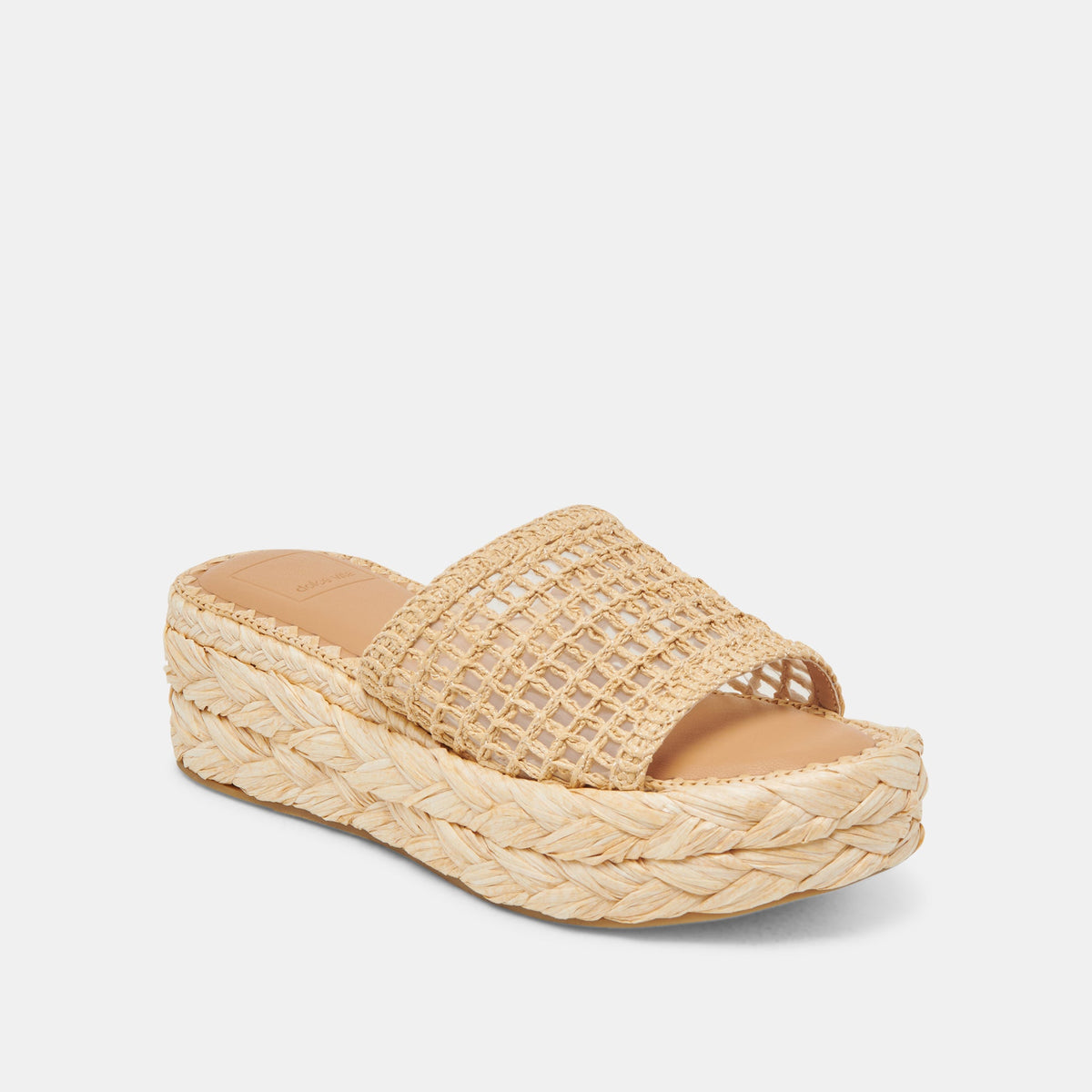 CHAVI MESH SANDALS NATURAL WOVEN RAFFIA
 – Dolce Vita | Dolce Vita Signature
