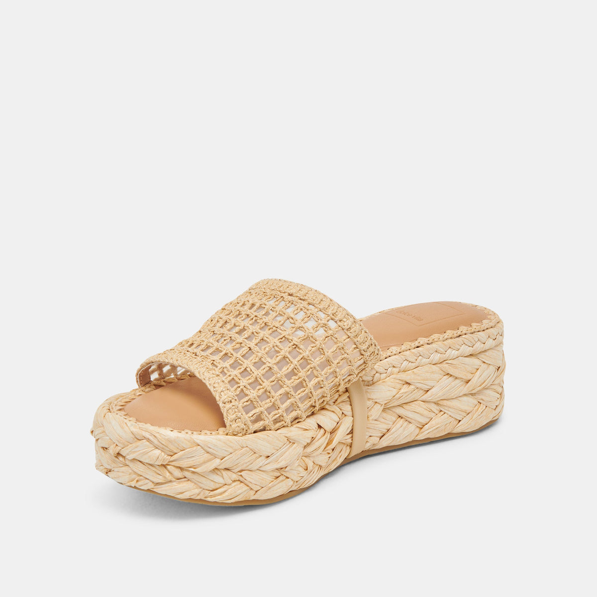 CHAVI MESH SANDALS NATURAL WOVEN RAFFIA
 – Dolce Vita | Dolce Vita Signature