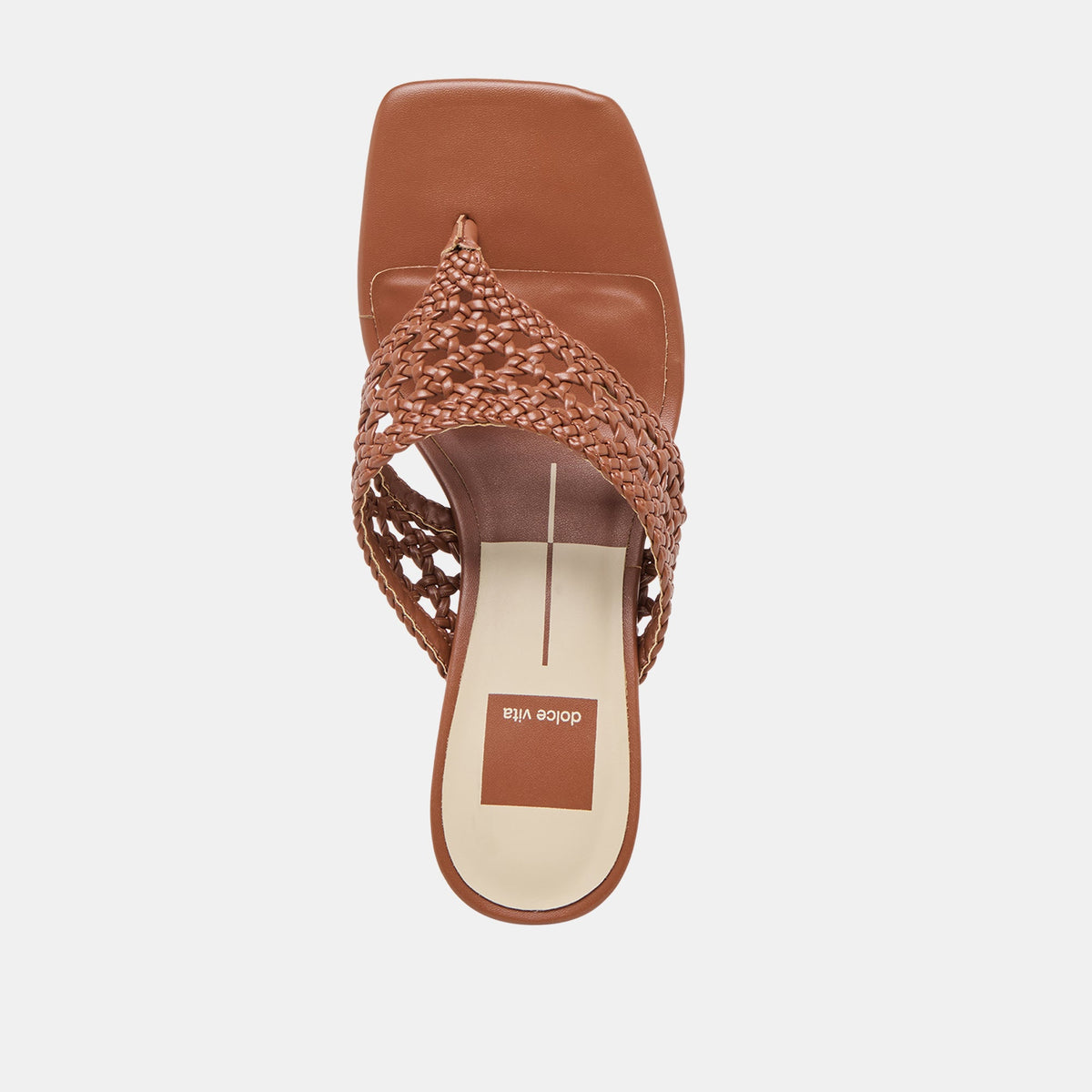 Barlo Cognac Woven Stella Heels | Dolce Vita Recommended