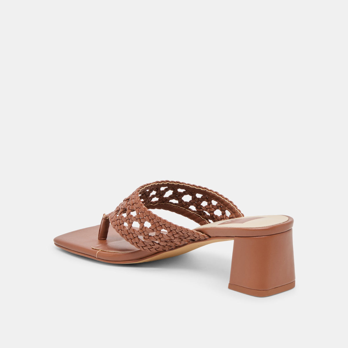 Barlo Cognac Woven Stella Heels | Dolce Vita Recommended