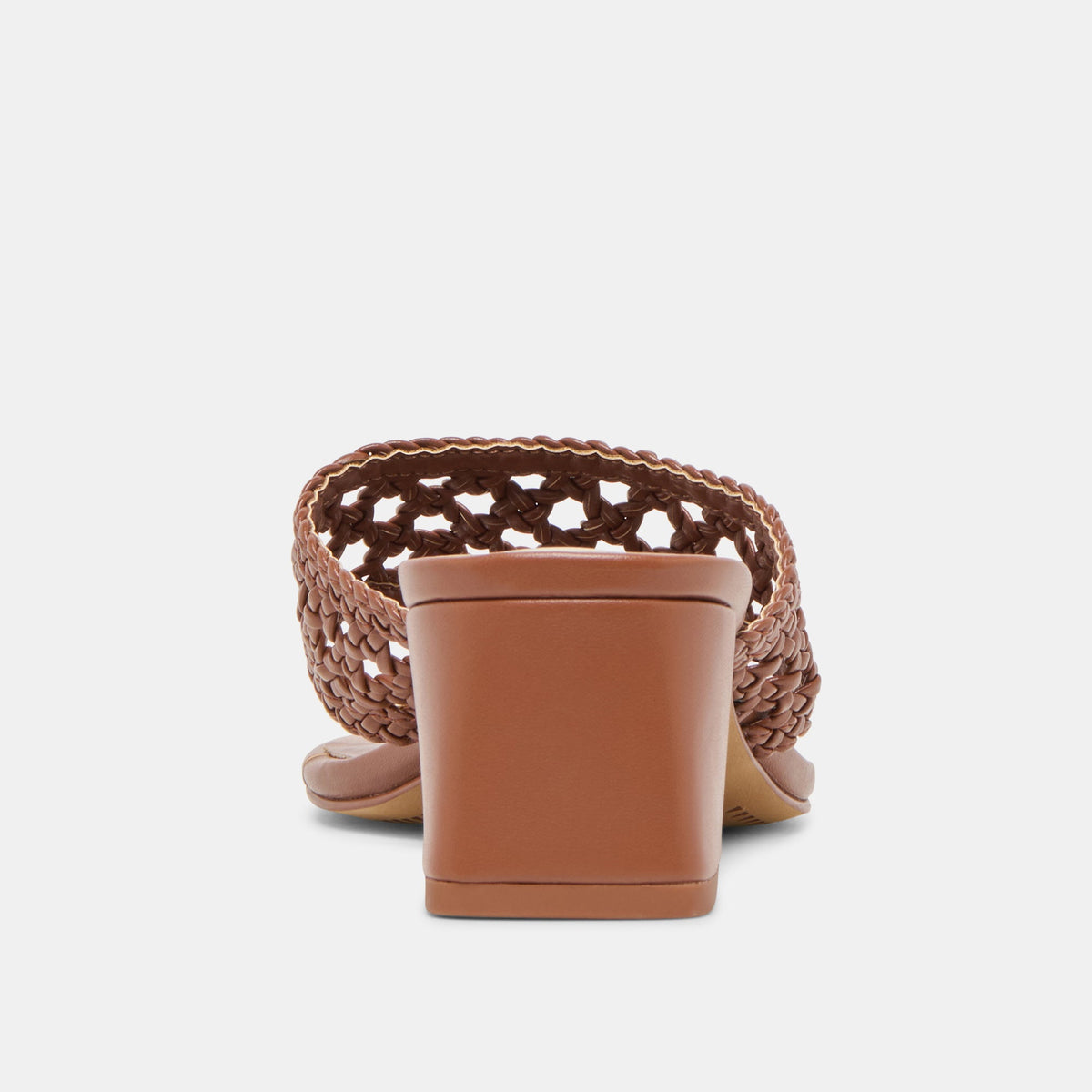 Barlo Cognac Woven Stella Heels | Dolce Vita Recommended