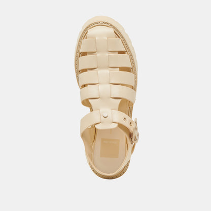 LASLY TONAL SANDALS LIGHT YELLOW LEATHER
 – Dolce Vita | Dolce Vita Sale