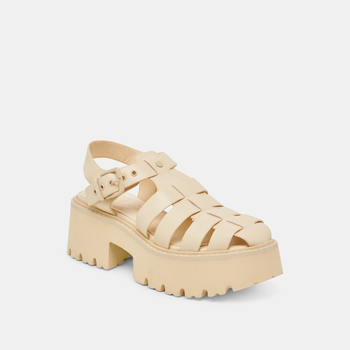 LASLY TONAL SANDALS LIGHT YELLOW LEATHER
 – Dolce Vita | Dolce Vita Sale