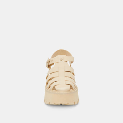 LASLY TONAL SANDALS LIGHT YELLOW LEATHER
 – Dolce Vita | Dolce Vita Sale