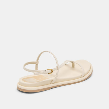 Dallen Off White Leather Sandals | Dolce Vita Signature
