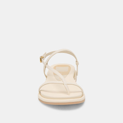 Dallen Off White Leather Sandals | Dolce Vita Signature