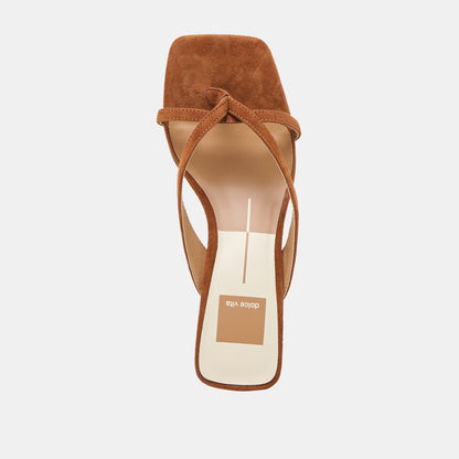 Brevel Dk Brown Suede Heels | Dolce Vita Special Offer
