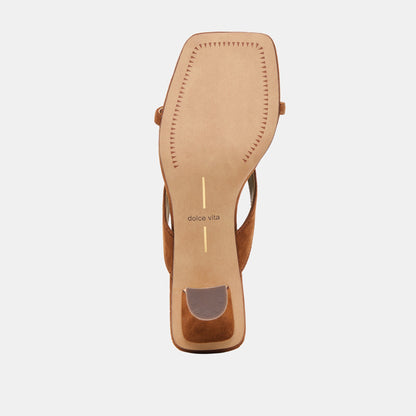 Brevel Dk Brown Suede Heels | Dolce Vita Special Offer