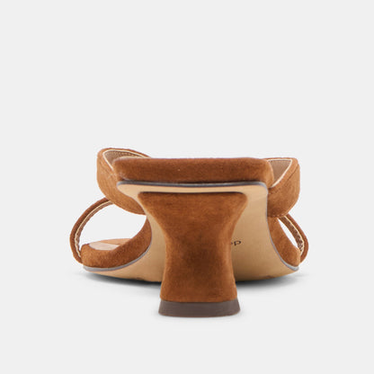 Brevel Dk Brown Suede Heels | Dolce Vita Special Offer