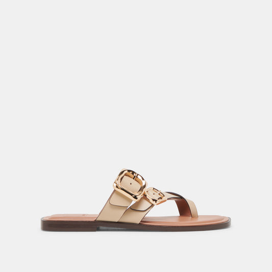 Shore Ivory Leather Sandals | Dolce Vita Great Value
