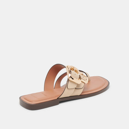 Shore Ivory Leather Sandals | Dolce Vita Great Value