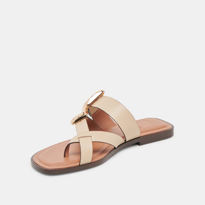 Shore Ivory Leather Sandals | Dolce Vita Great Value