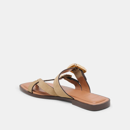 Shore Taupe Suede Sandals | Dolce Vita Quality