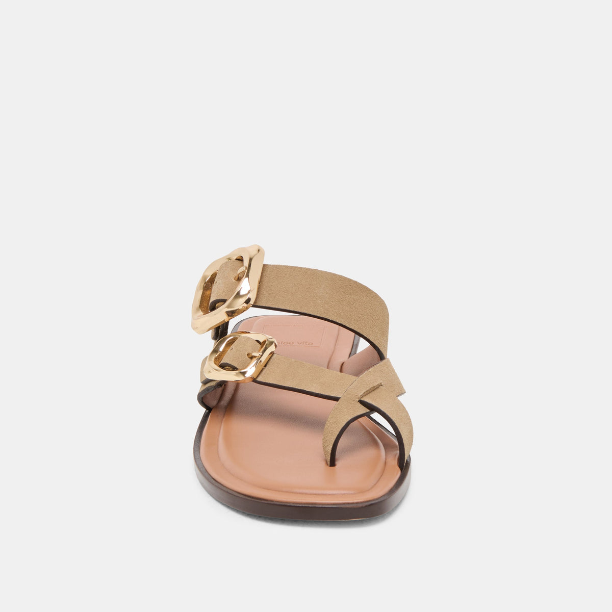 Shore Taupe Suede Sandals | Dolce Vita Quality
